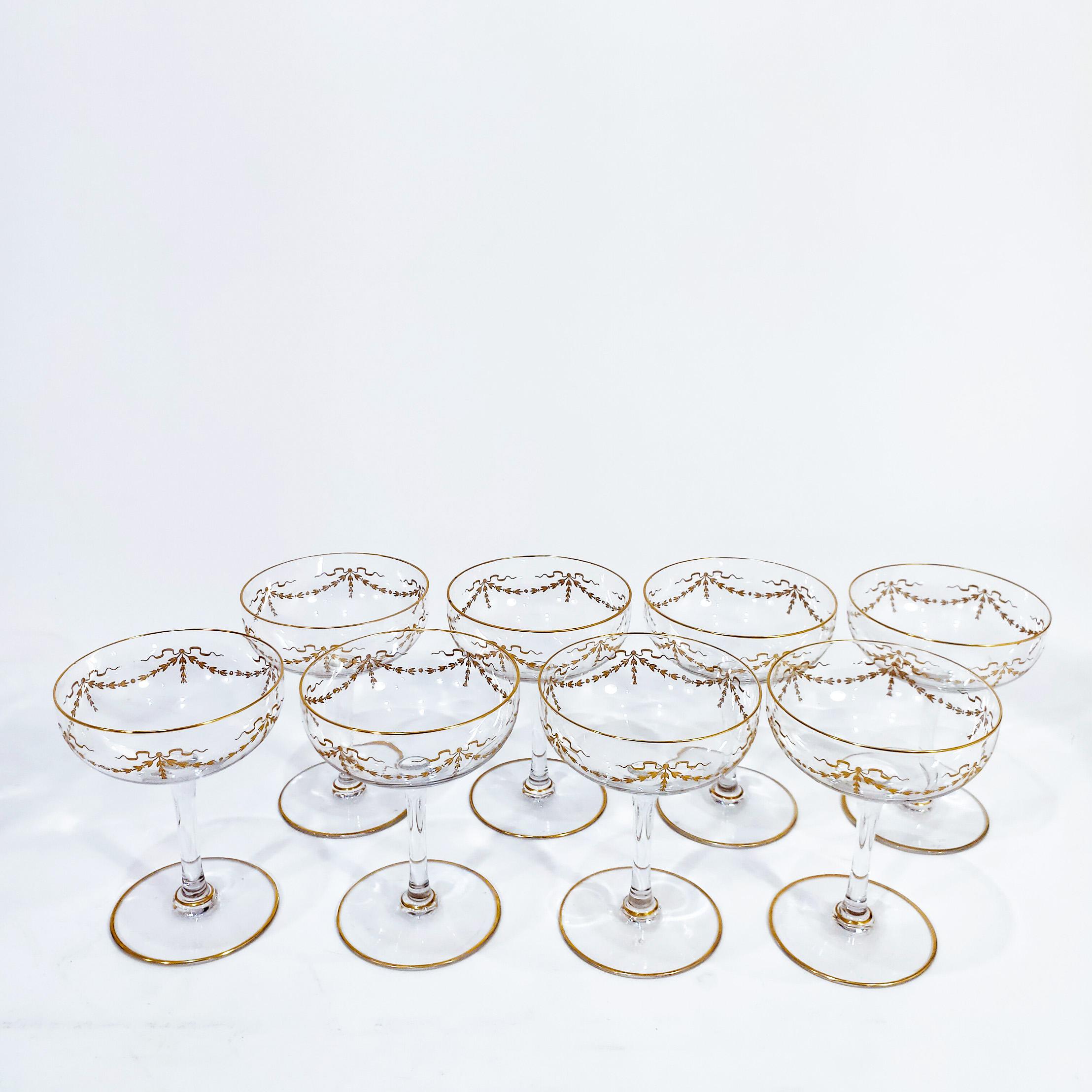 Baccarat. Verrerie de 43 pièces de style Louis XVI, France, milieu du 19e siècle en vente 7