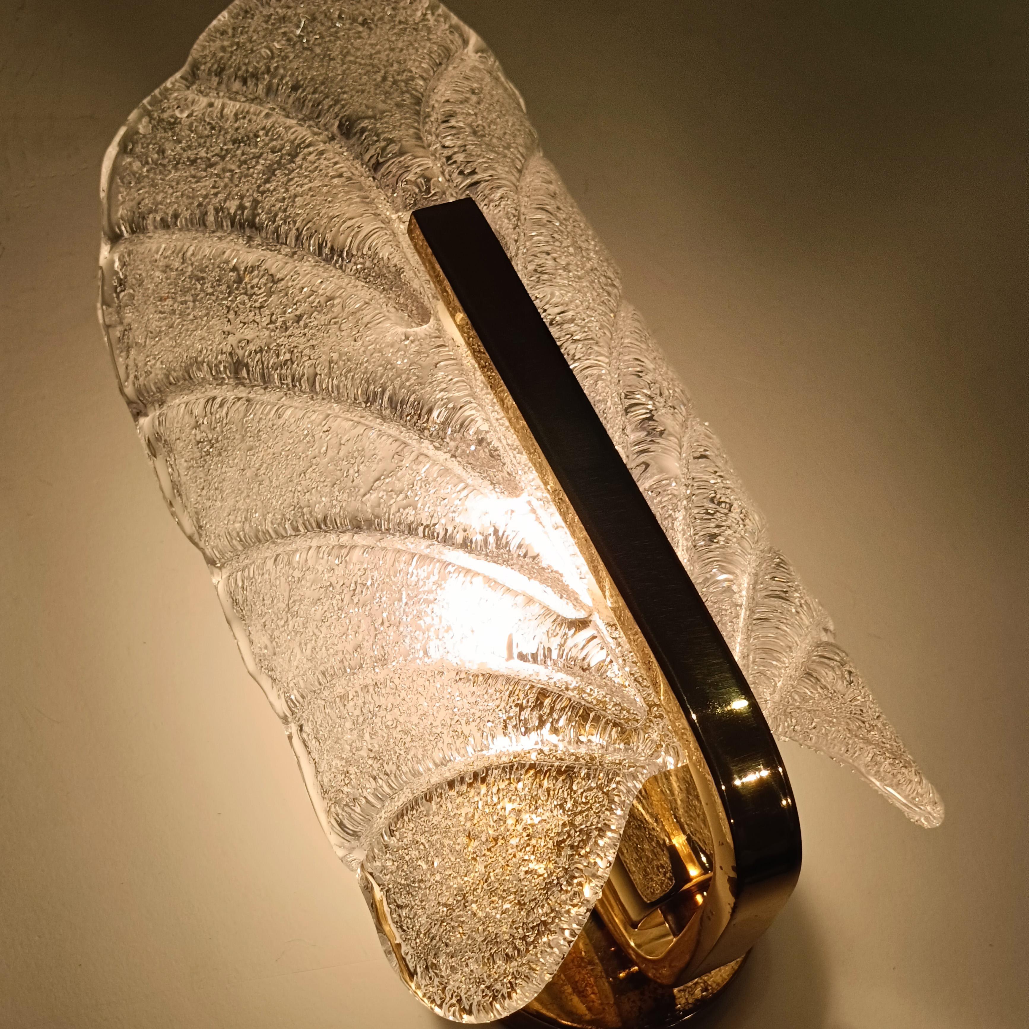 Metal Hollywood Regency. Sconces by Carl Fagerlund for Lyfa, Austria, 1970s For Sale