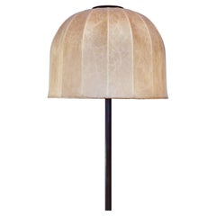 Cocoon resin. Brutalist floor lamp by Estiluz, Spain, 1970s