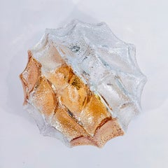 1 of 16 AV Mazzega style Space Age glass flush mounts or sconces, Italy, 1970s