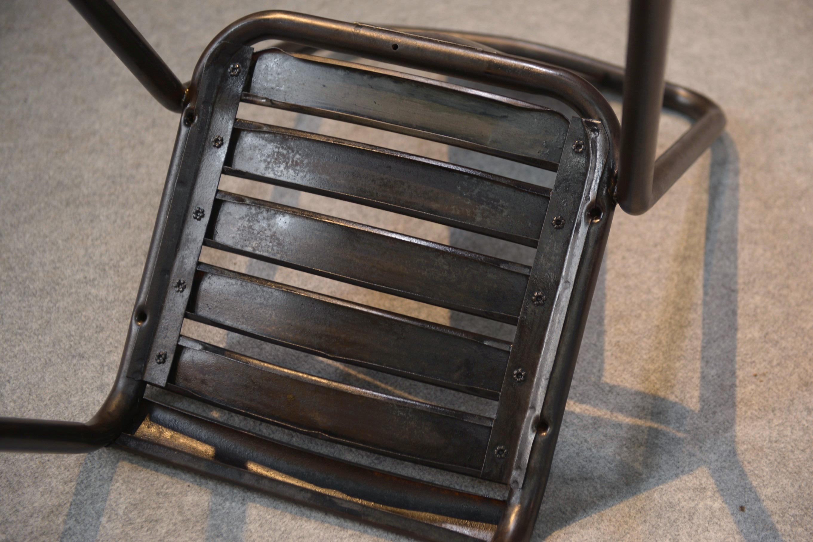 Ensemble de 6 chaises Tolix modèle T3 par Xavier Pauchard 1950's For Sale 2