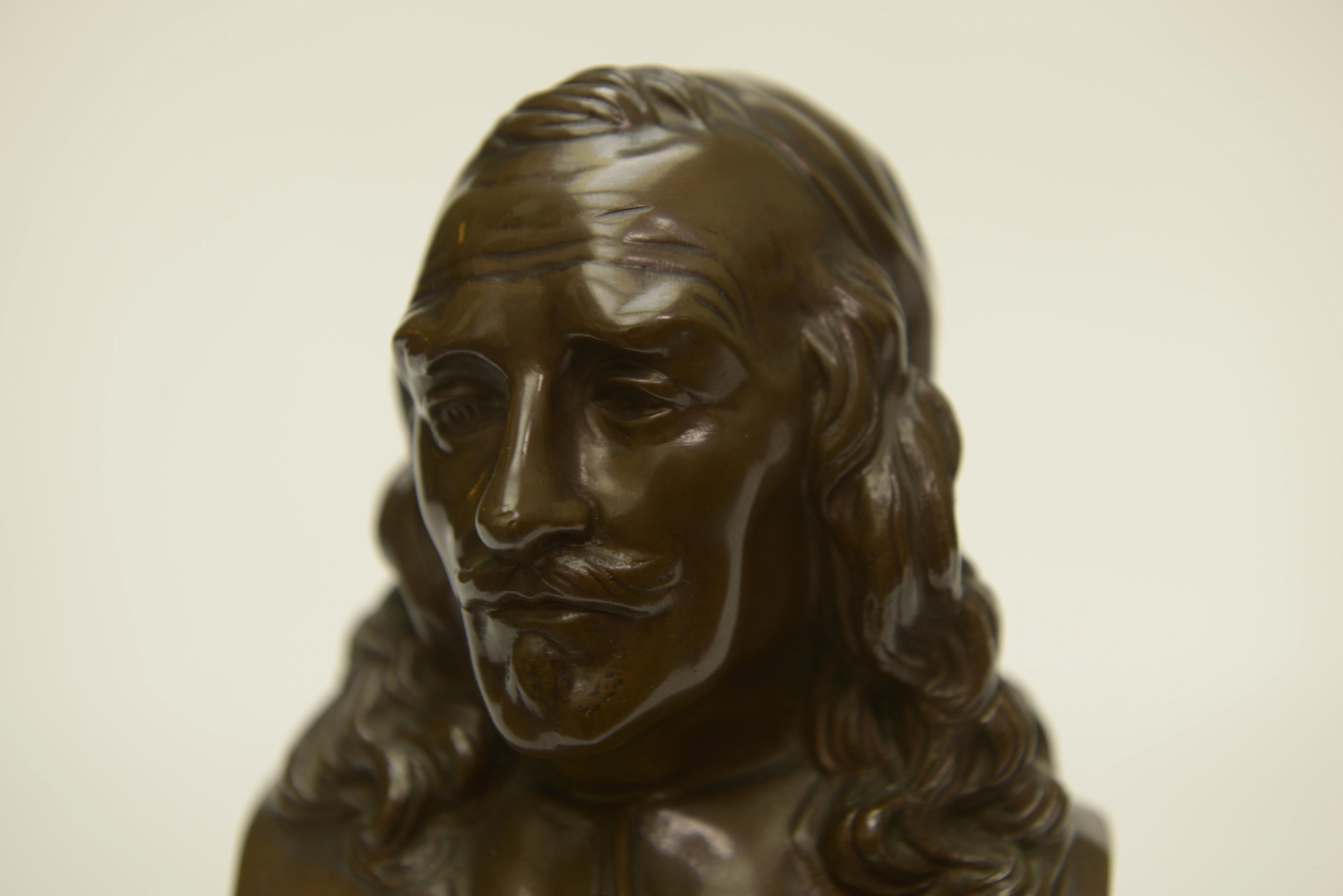 Busto in bronzo del Cardinale di Richelieu Fondeur F.BARBEDIENNE - Début XXème In condizioni buone in vendita a TOURCOING, FR