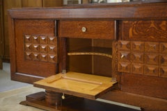 Buffet in stile brutalista attribuito a Charles Dudouyt, anni '40