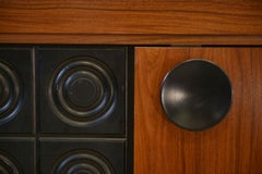 Armoire/bar brutaliste De Coene 1970's