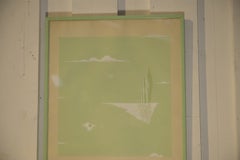 Guazzo su carta, opera originale unica di Jean Boris Lacroix, anni '40
