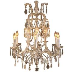 Lobmeyr Parlor Chandelier, circa 1910-1920 3