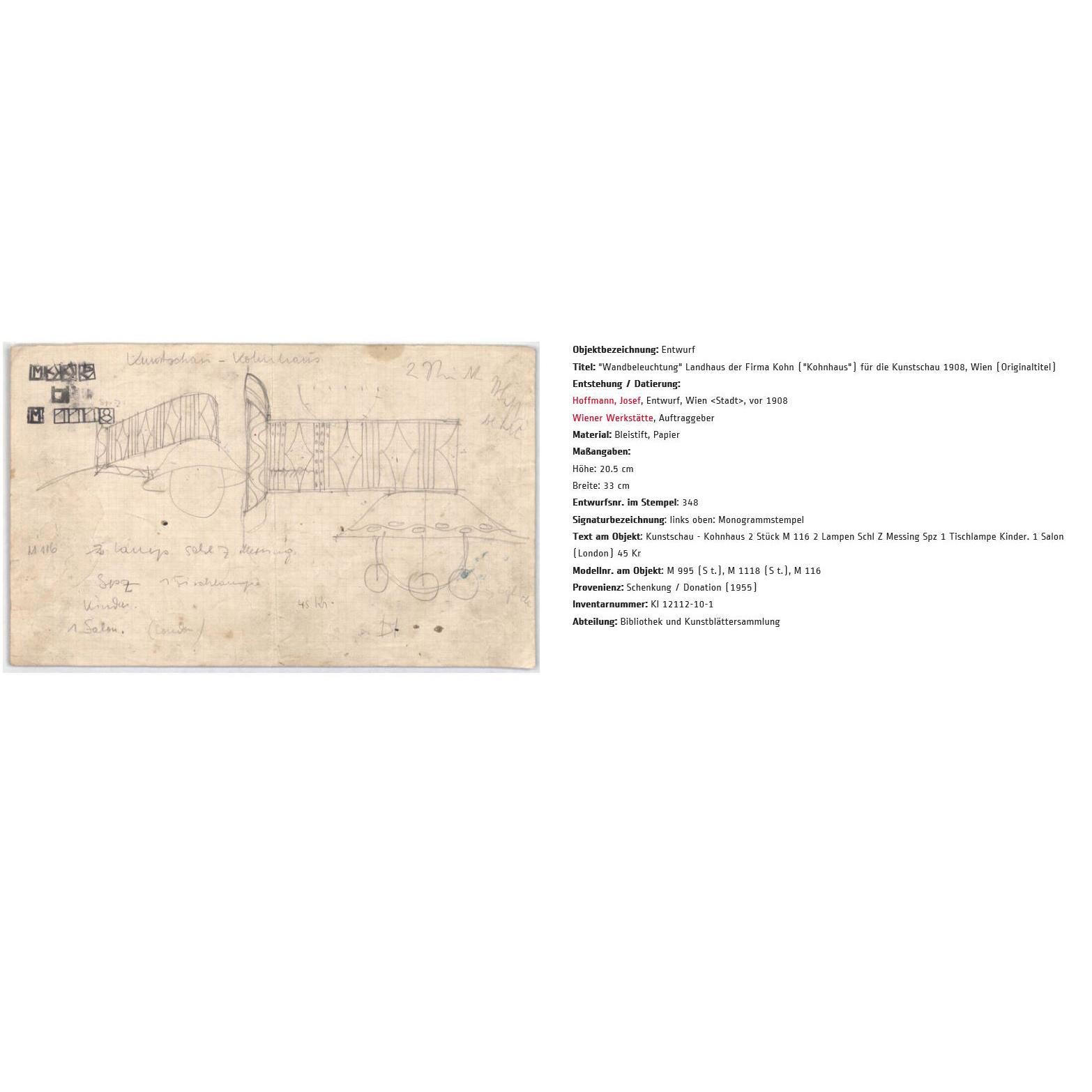 Apliques muy elaborados cincelados a mano, diseñados por Josef Hoffmann y fabricados originalmente en la histórica Wiener Werkstaette. Se hizo una versión más larga para el Café Sabarsky de la Neue Galerie de Nueva York

La mayoría de los