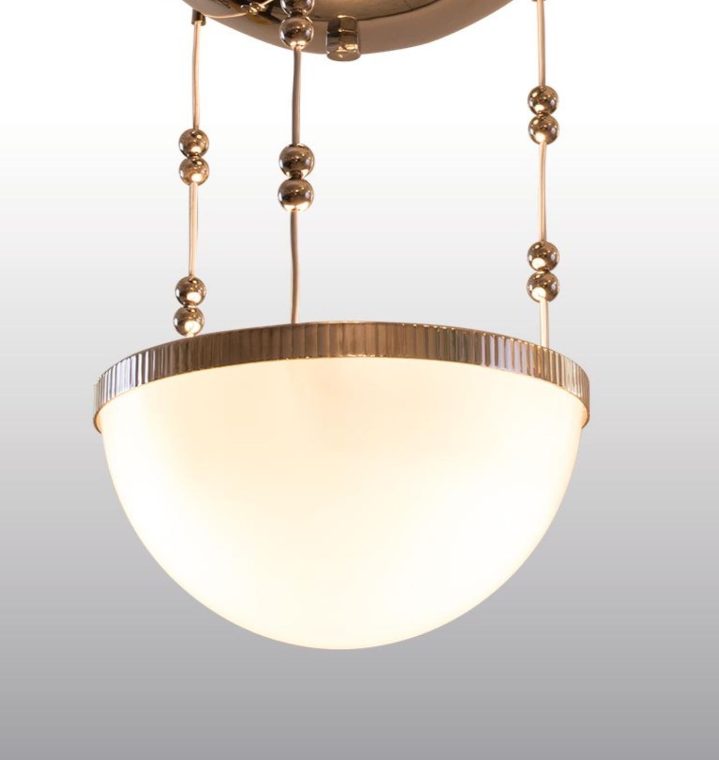 Fait main Woka Wiener Werkstätte Pendentif 