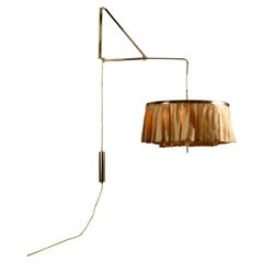 Adolf Loos Jugendstil-Wandleuchte aus Seidenmessing, Re-Edition