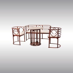 Original de la época: Josef Hoffmann Kohn n.º 926, Conjunto «Fledermaus», 1904