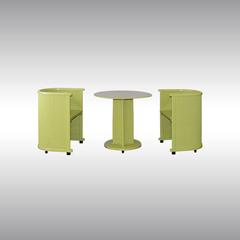 Ensemble Robert Oerley - Ensemble de table et deux chaises:: 1904 - Original