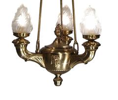 Austrian Mastercraft 1920 "Versace" Ceiling Lamp, Original