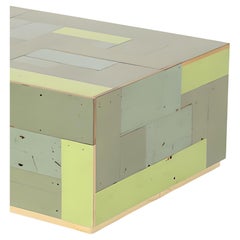 "Pistachio Green Coffee Cube High Gloss" By Piet Hein Eek
