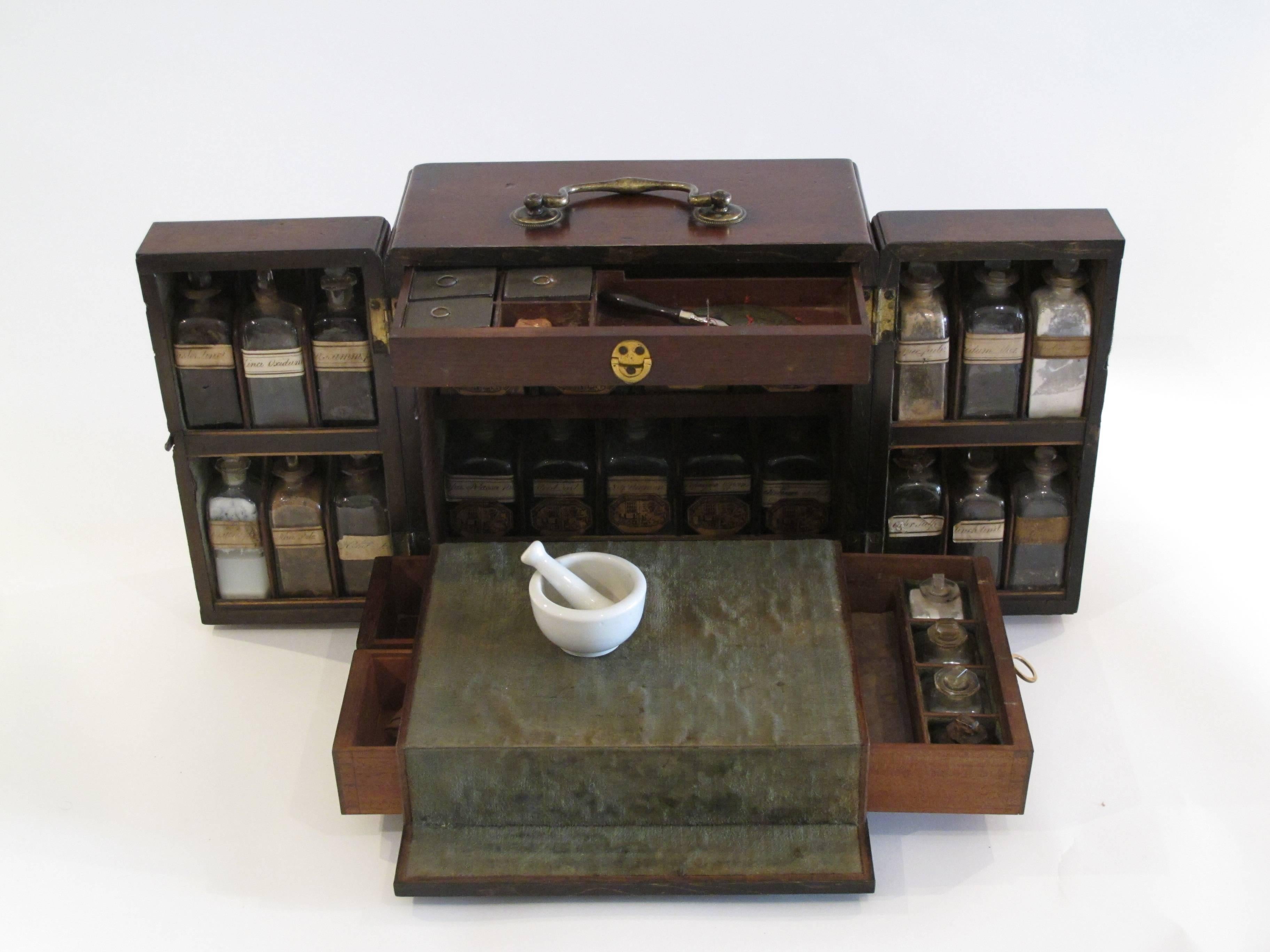British Early 19th Century Apothecary Box / Medical Box