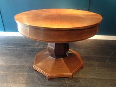 Rare Adjustable Extension Center or Dining Table by Josef Seiler