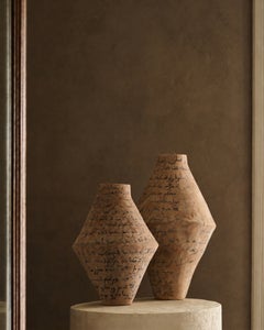 Set of Handcrafted Organic Modern Andalucian Water Jars by George Lamiè