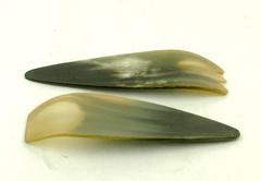 Austrian Modernist Horn Salad Servers by Carl Auböck