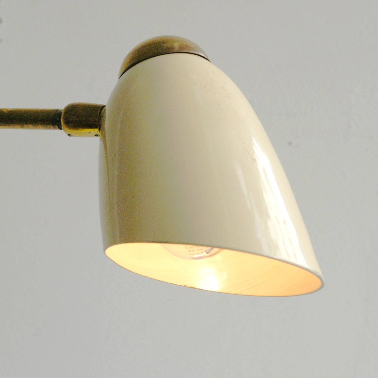 Mid-20th Century Italian Midcentury Brass Wall Light by Arteluce