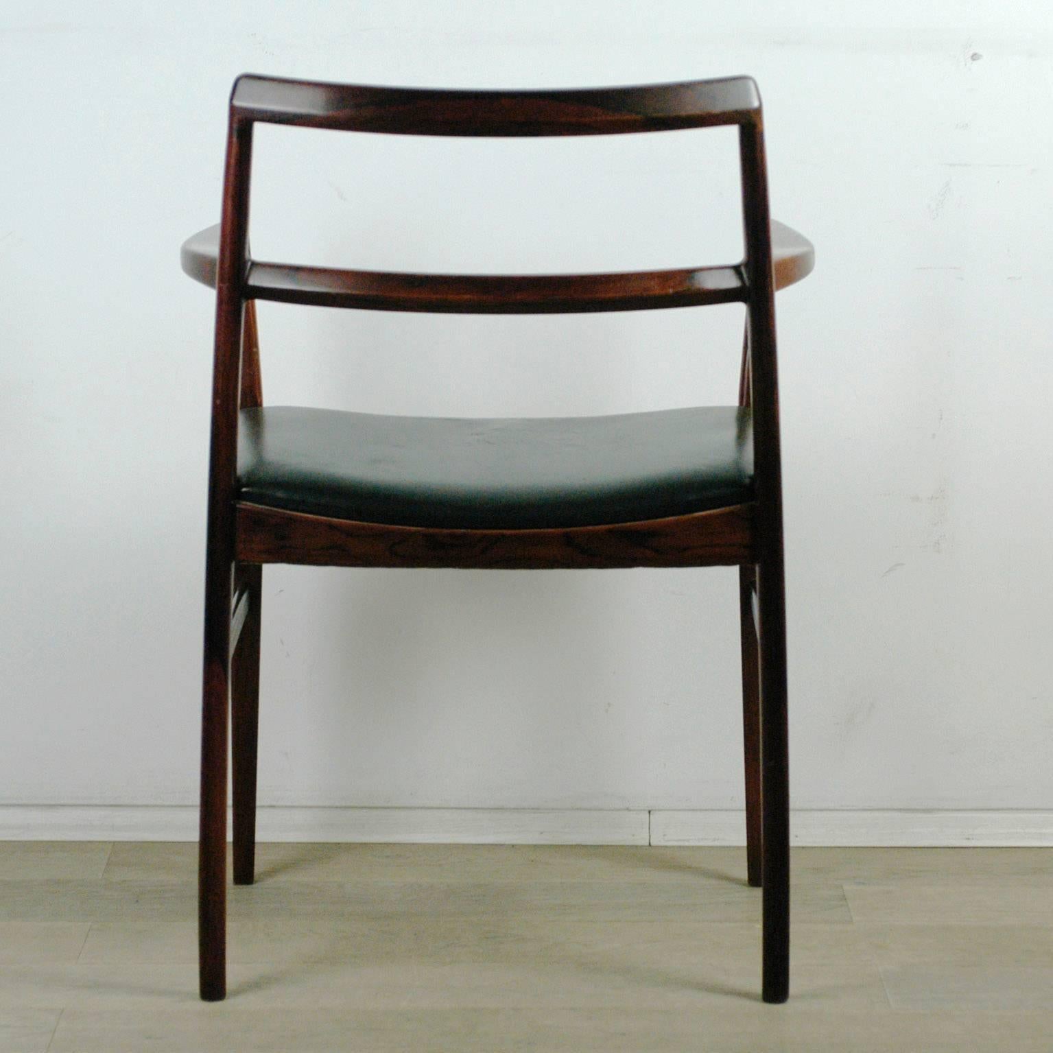 Rosewood Armchair Model 430 by Arne Vodder In Good Condition In Vienna, AT