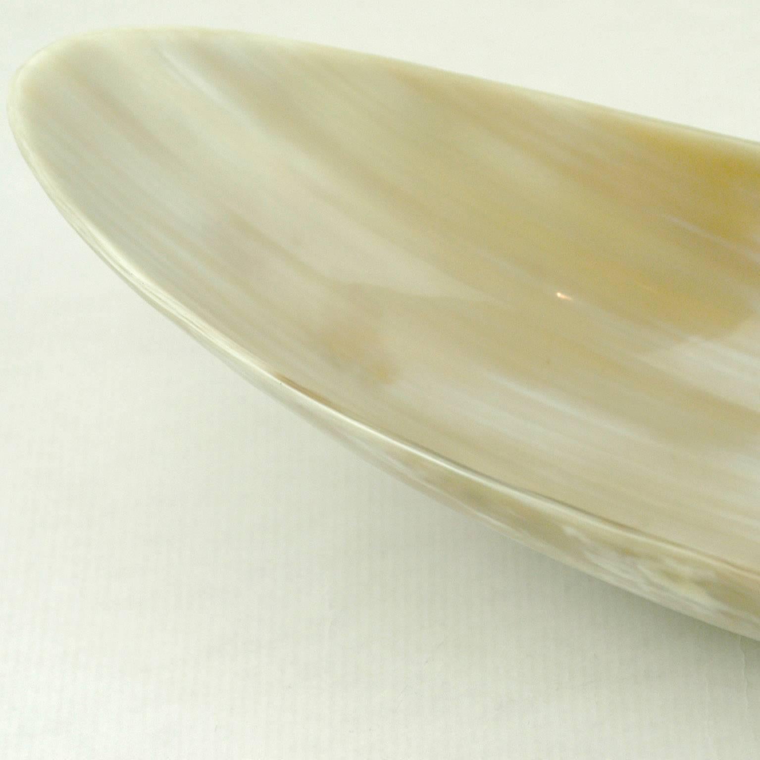 Mid-20th Century Large Horn Tray by Carl Auböck
