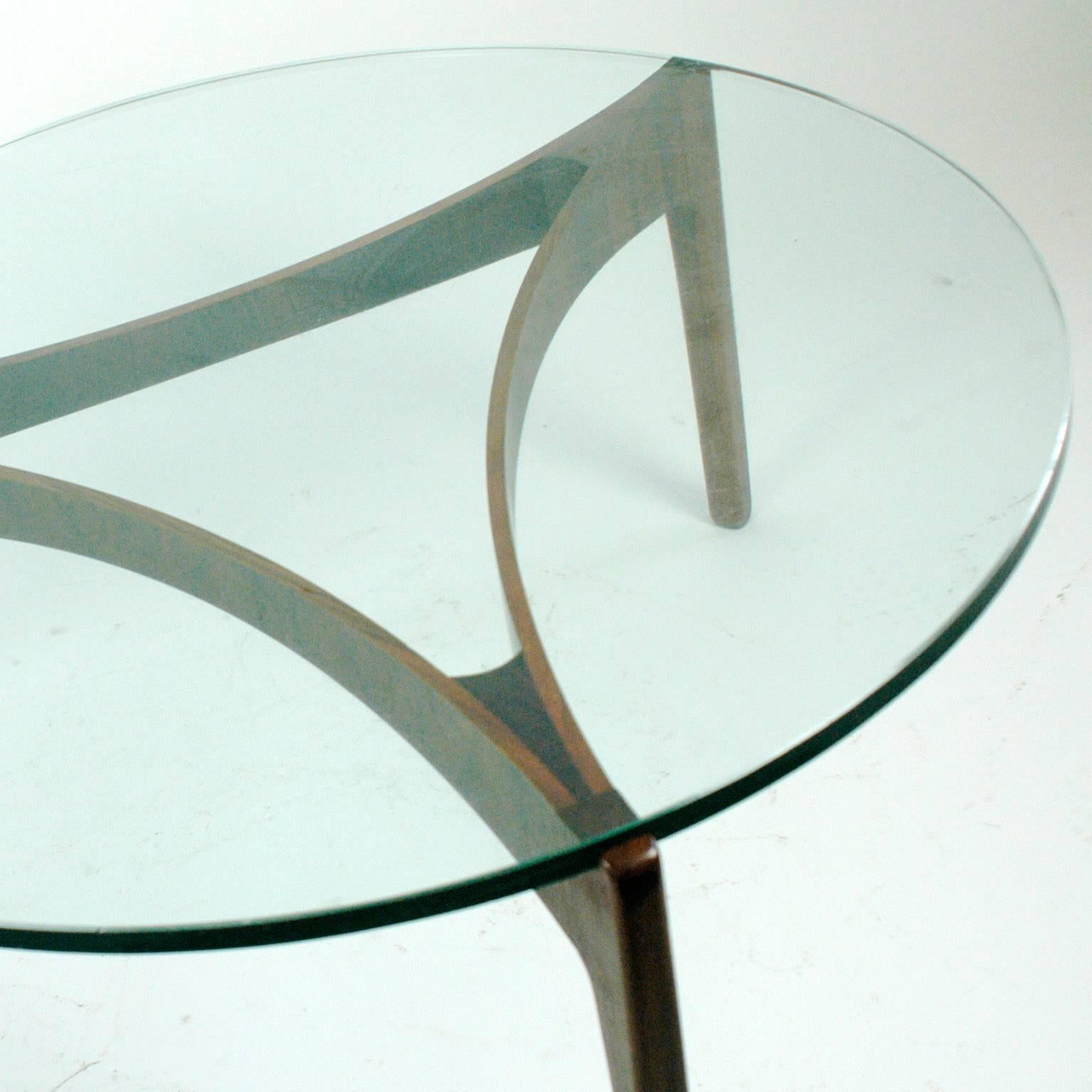 Glass Danish 1960s Coffee Table by Sven Ellekaer for Christian Linneberg