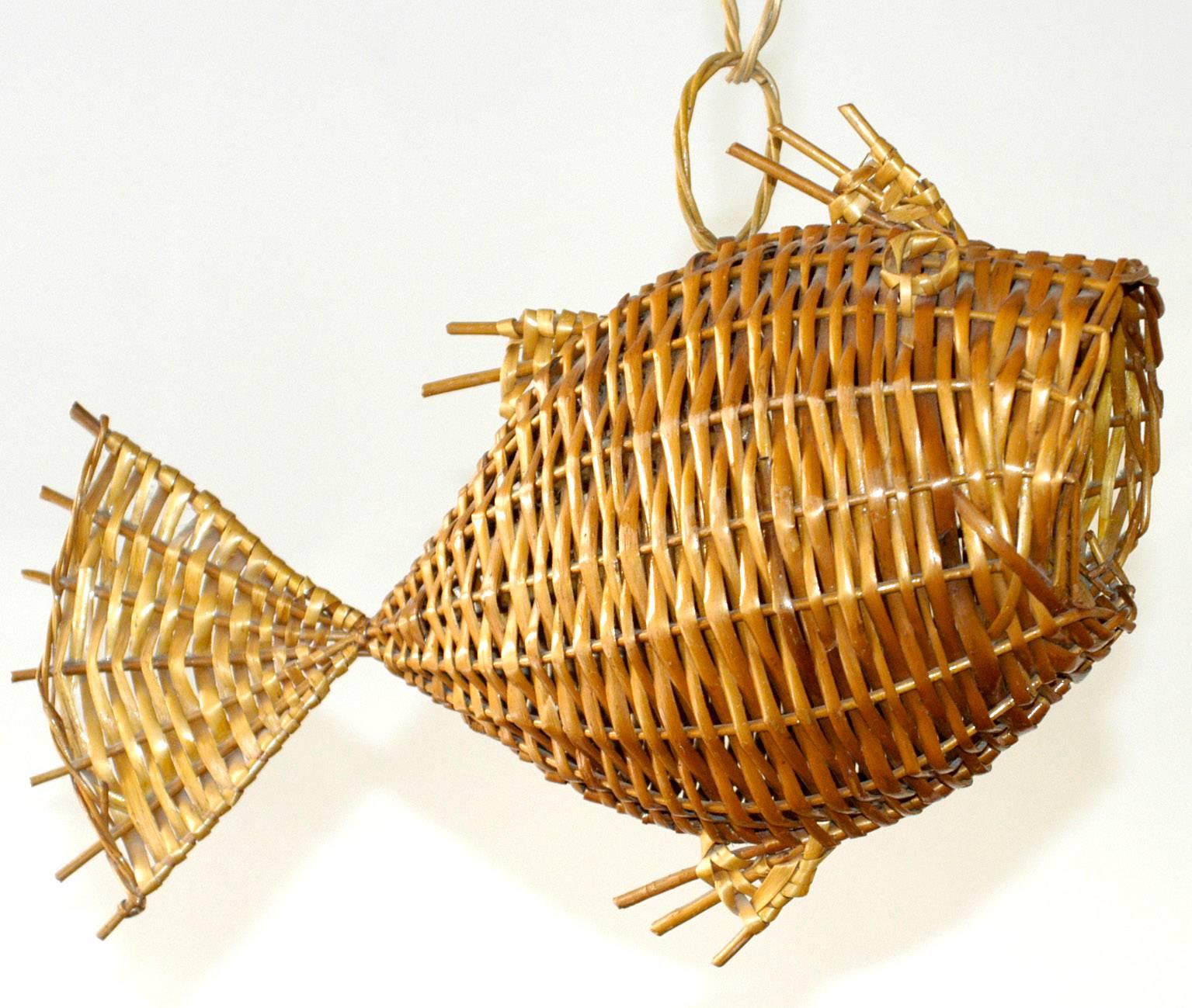 fish shaped basket