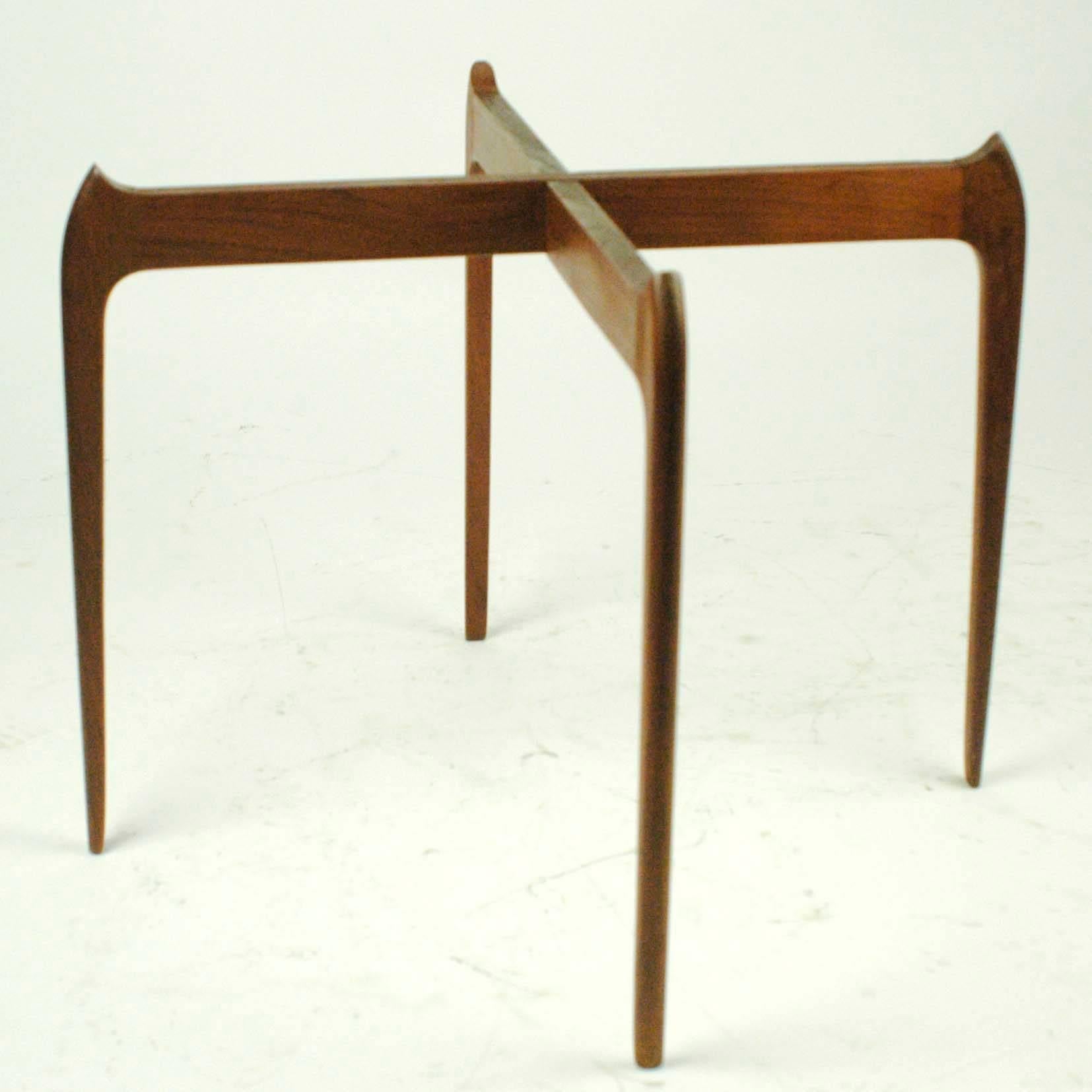 Danish Modern Teak Tray Table in the Style of Willumsen and Engholm 1