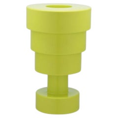 Ettore Sottsass Calice Sculptural Side Table or Stool in Lime Green for Kartell