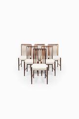 Rare Set of Eight Dining Chairs Designed by Agner Christoffersen in Denmark