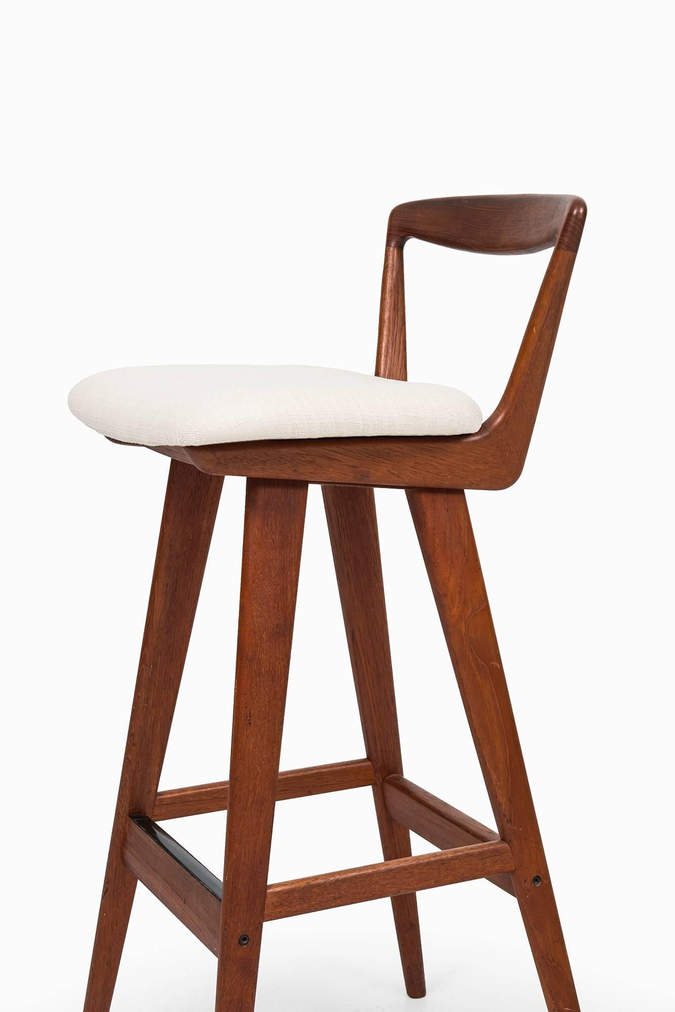 Mid-20th Century Henry Rosengren Hansen Bar Stools by Brande møbelfabrik in Denmark