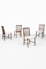 Conjunto de ocho sillas de comedor Agner Christoffersen de N.C Christoffersen en Dinamarca