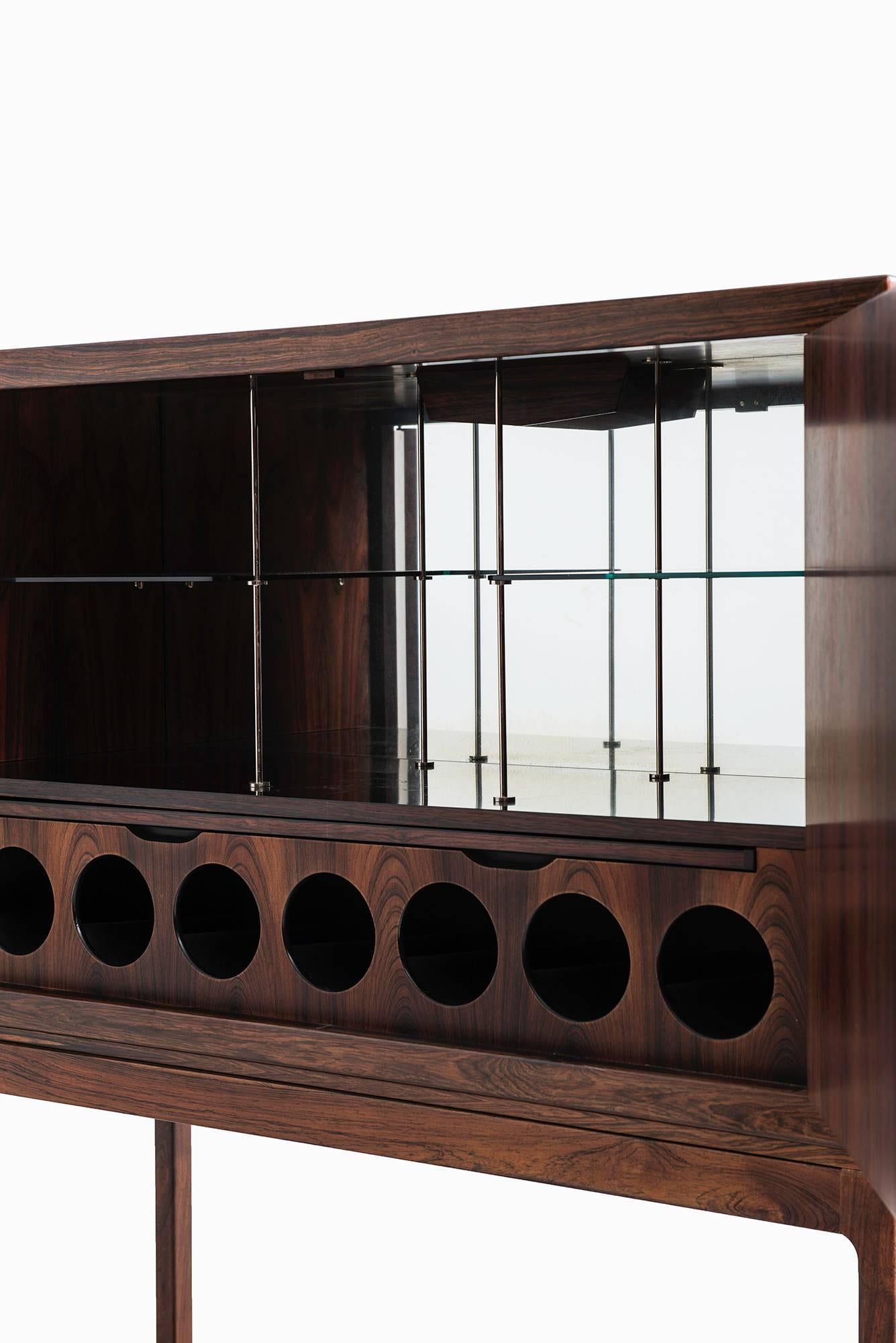 Rare bar cabinet designed by Torbjørn Afdal. Produced by Bruksbo in Norway.