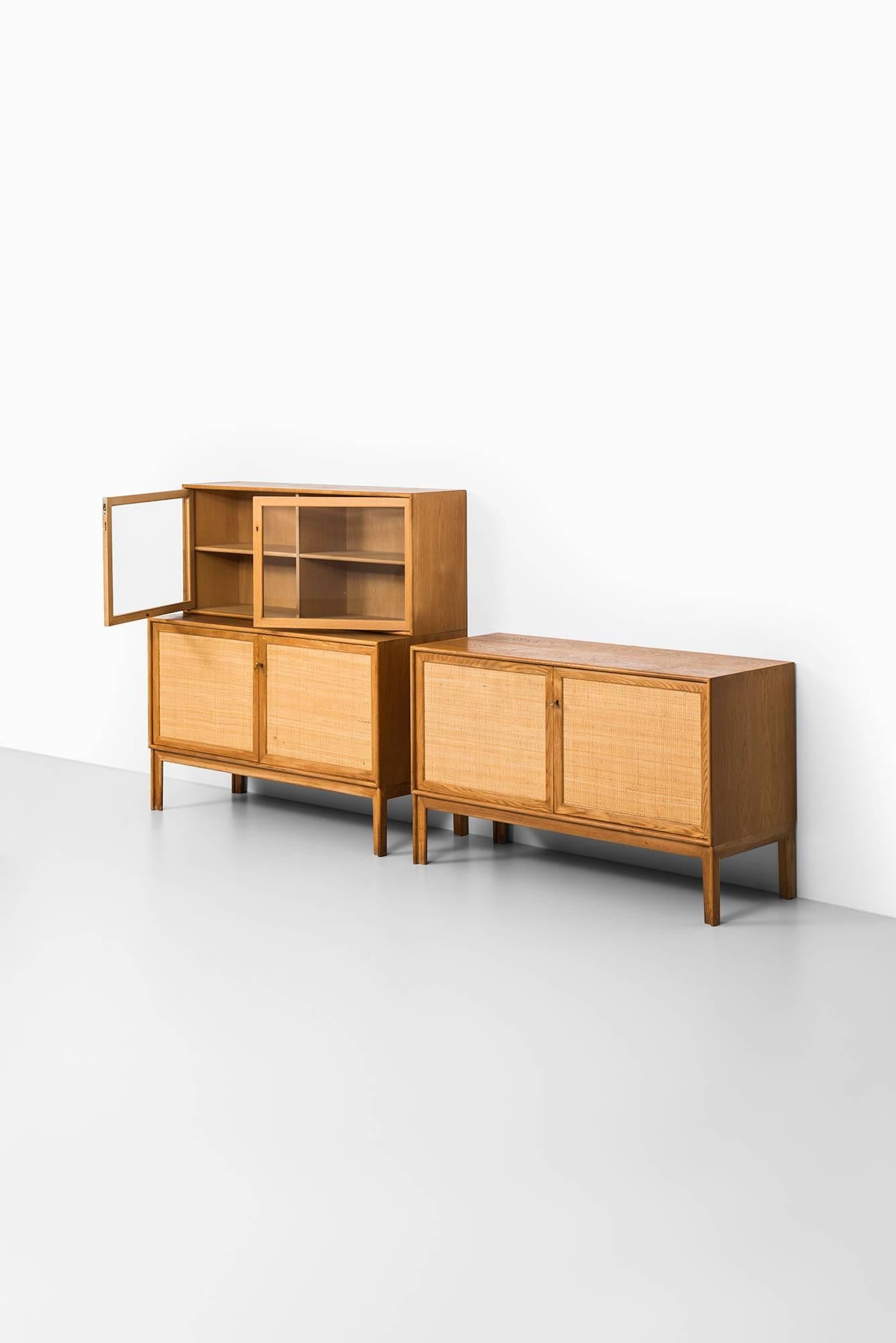 Alf Svensson Sideboards with Glass Cabinet by BjäSta in Sweden 1