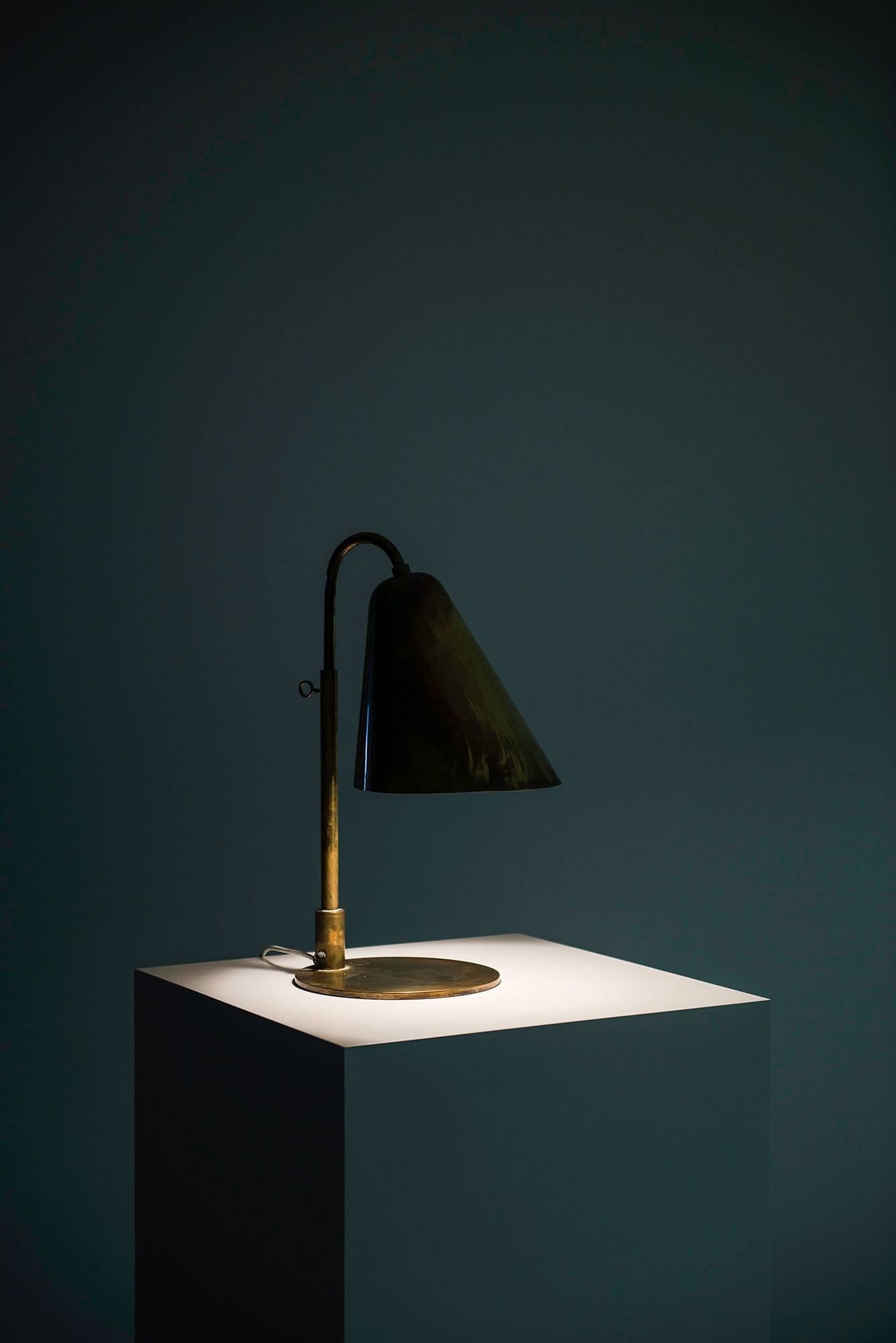 Danish Vilhelm Lauritzen & Frits Schlegel Table Lamp by Fritzsche's Glashandel