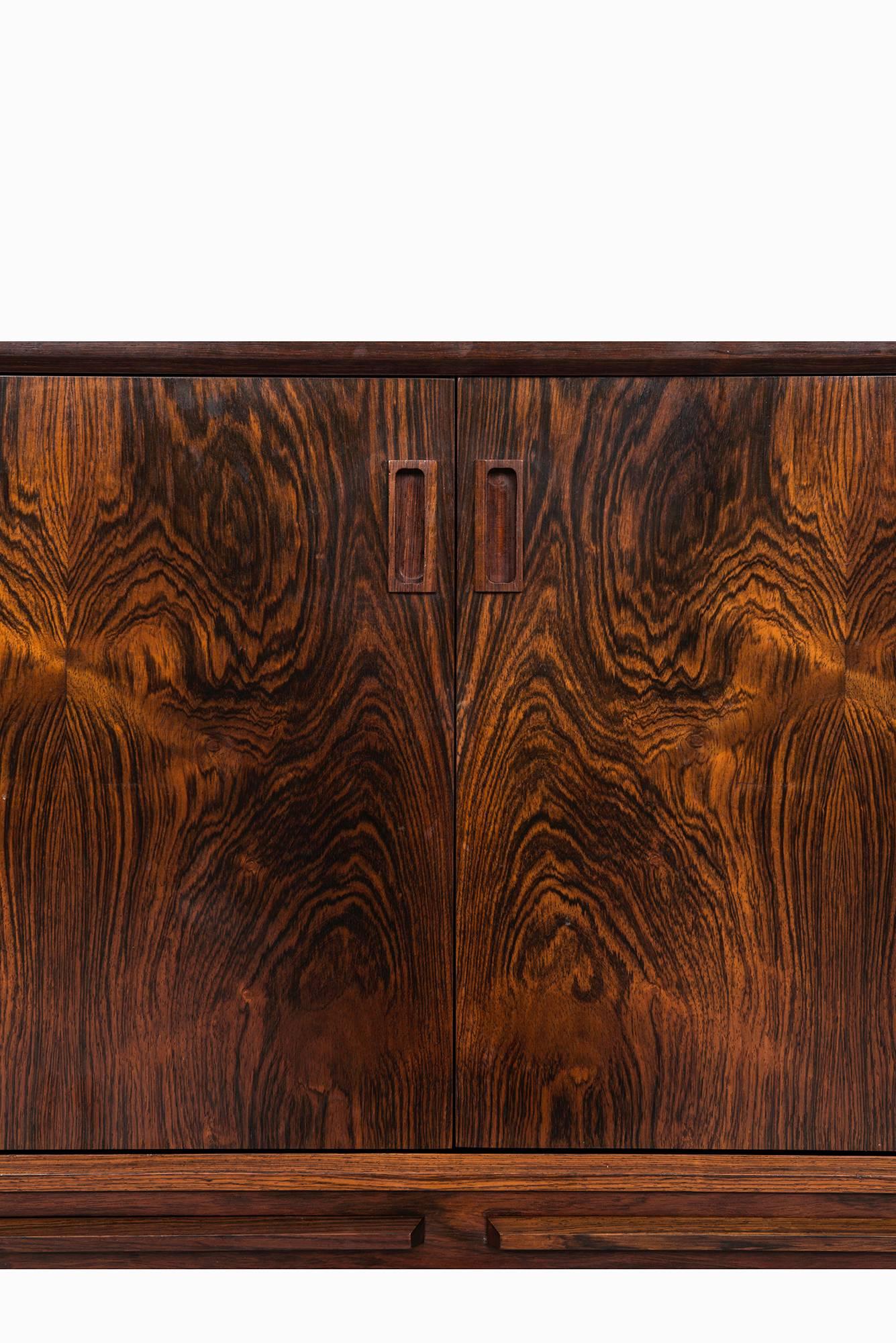 Rare cabinet designed by Aksel Kjersgaard. Produced by Odder in Denmark.