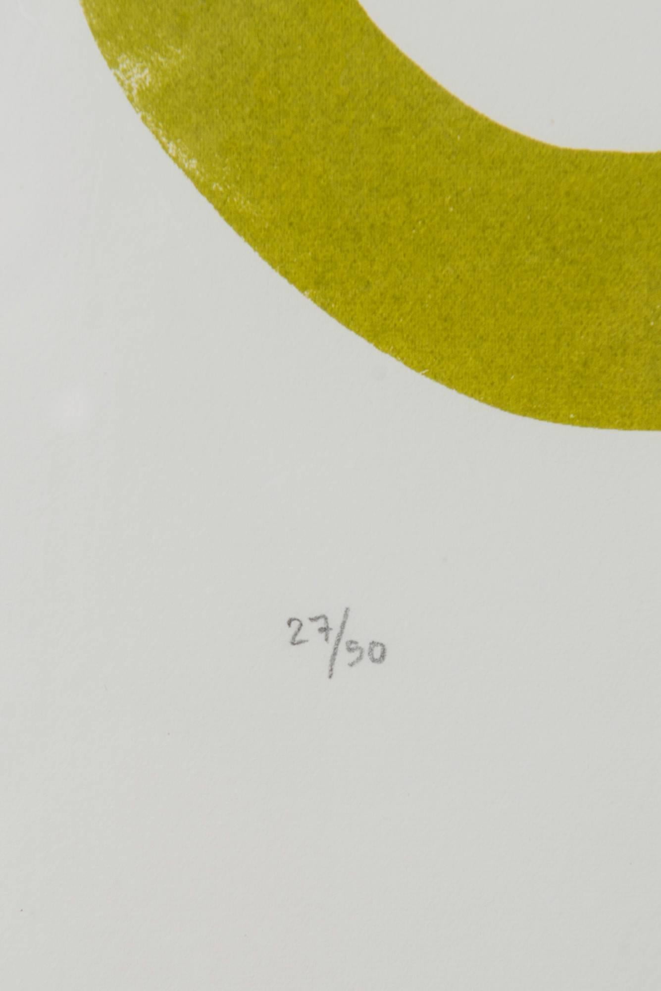 Mid-20th Century Pierre Olofsson Lithograph Edition 27/50