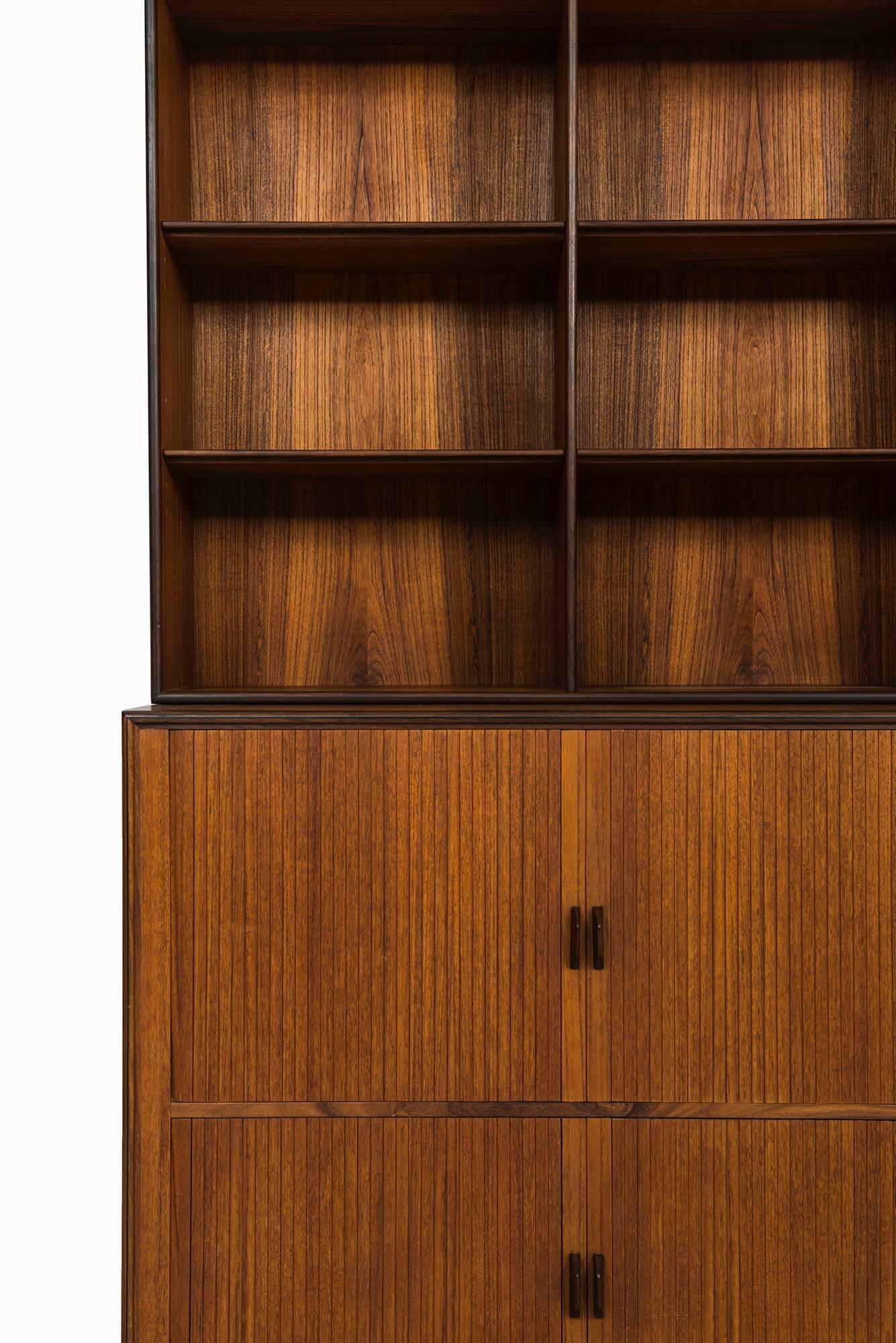 Scandinavian Modern Yngve Ekström Bookcase in Teak Produced by Westbergs Möbler in Sweden