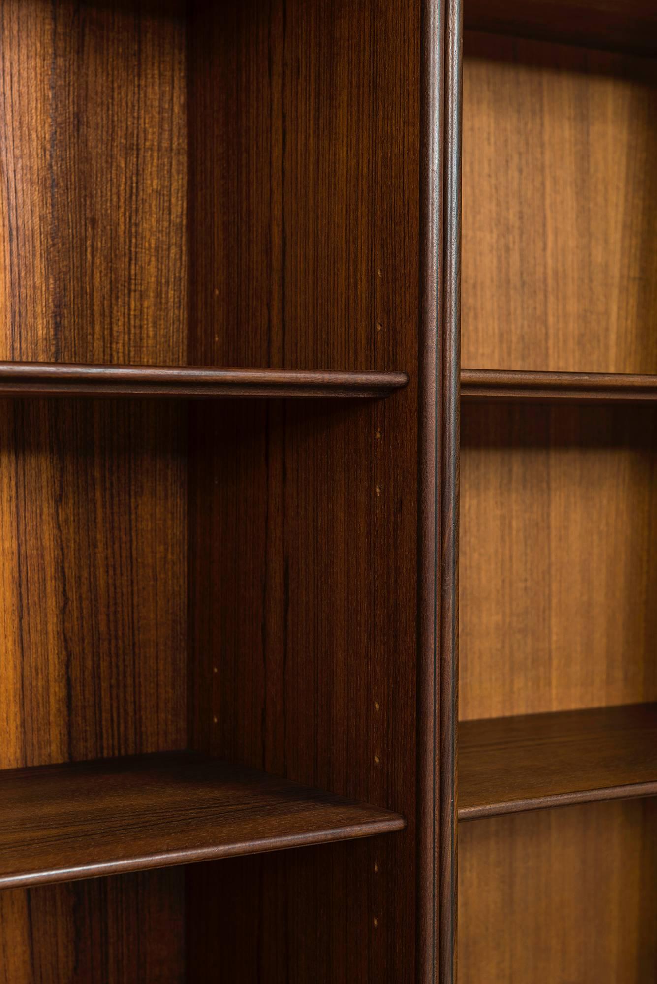 Yngve Ekström Bookcase in Teak Produced by Westbergs Möbler in Sweden 1