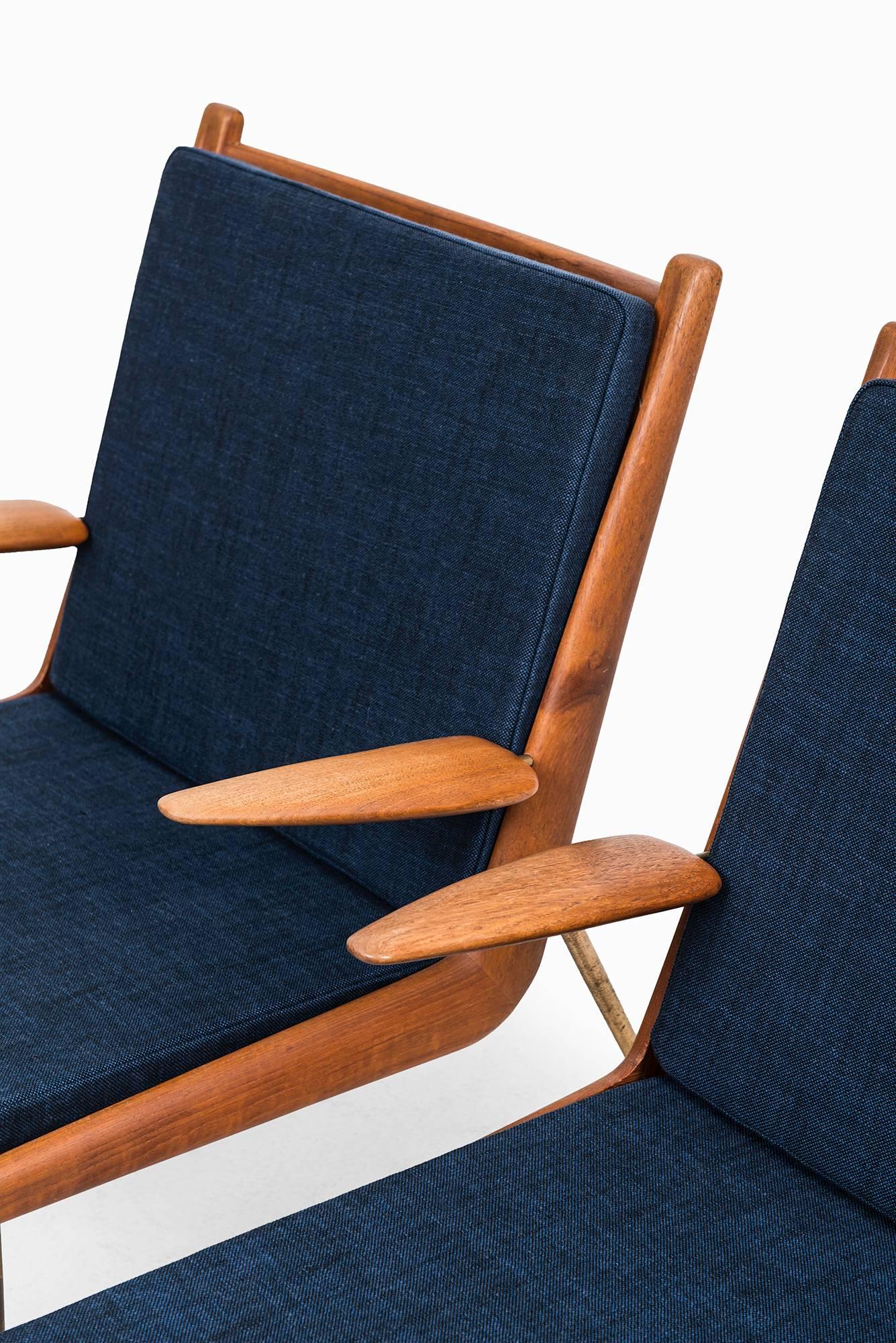 Danish Peter Hvidt & Orla Mølgaard-Nielsen Easy Chairs Model FD-134 / Boomerang