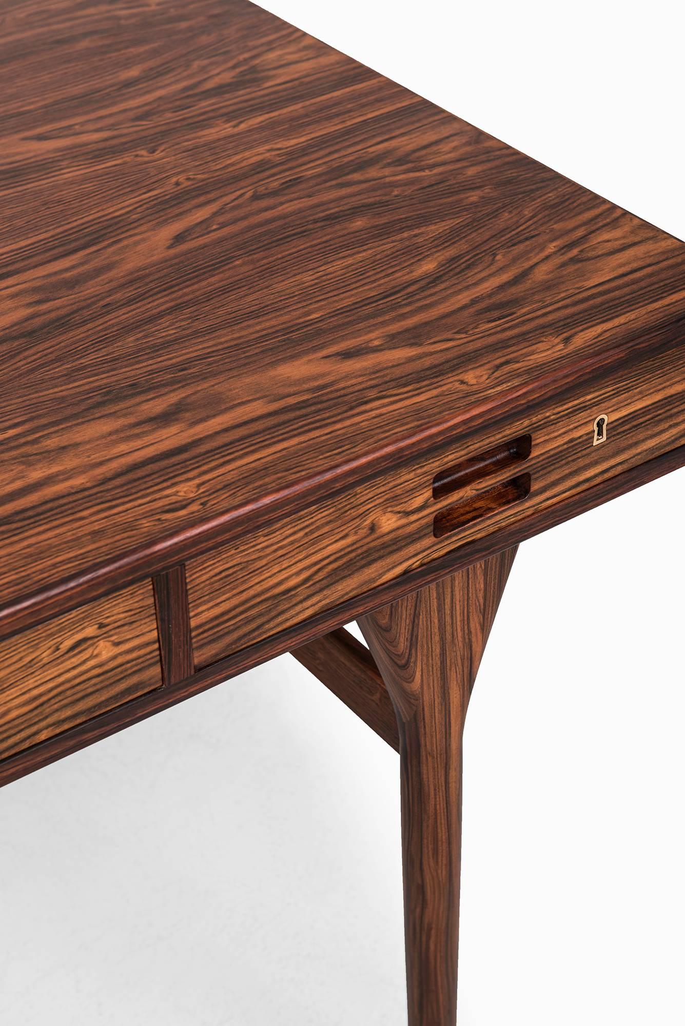 Scandinavian Modern Nanna Ditzel Desk in Rosewood by Søren Willadsen in Denmark