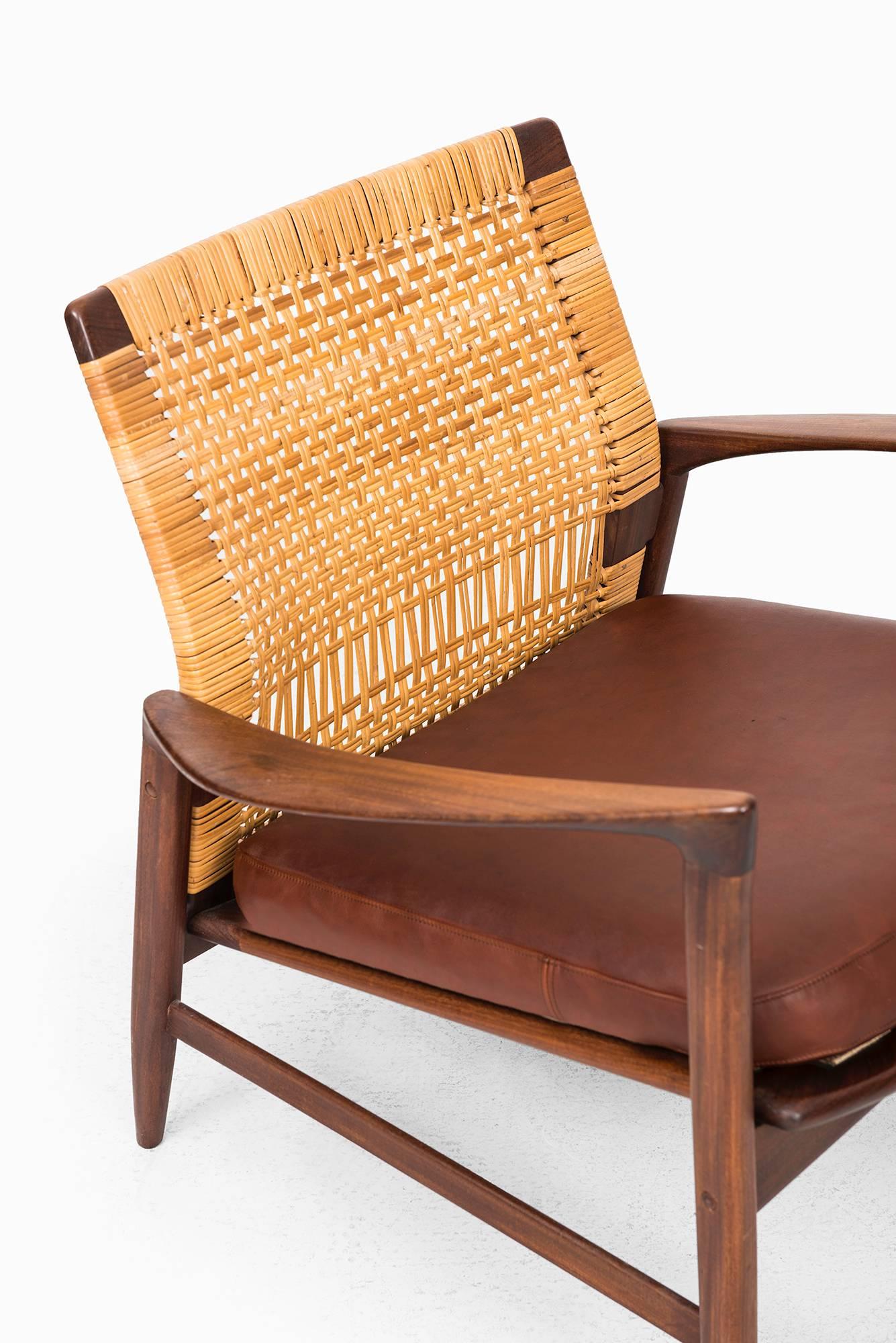 Mid-20th Century Ib Kofod-Larsen Easy Chair Model Åre Produced by OPE in Sweden