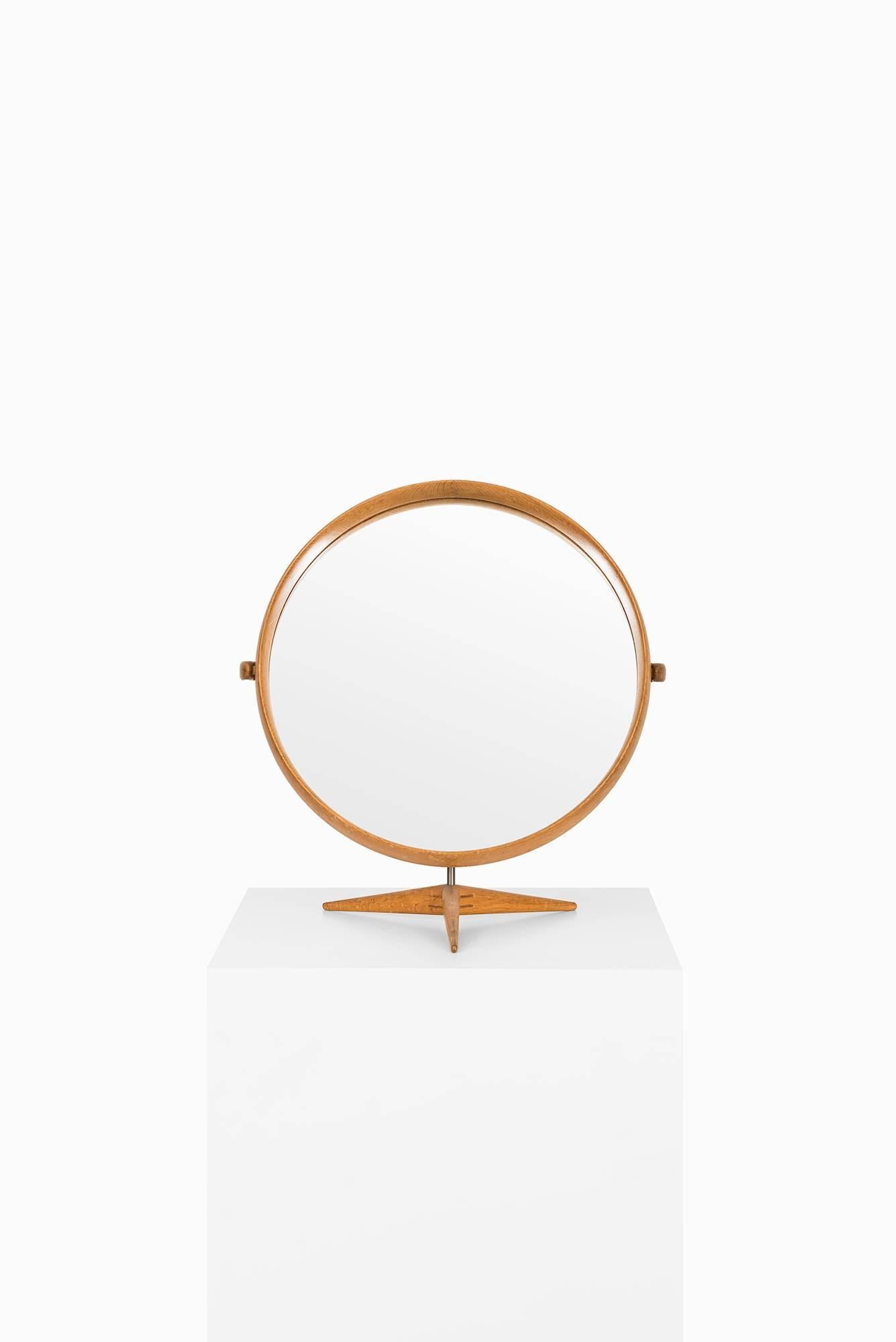 Scandinavian Modern Uno & Östen Kristiansson Table Mirror Produced by Luxus in Sweden For Sale
