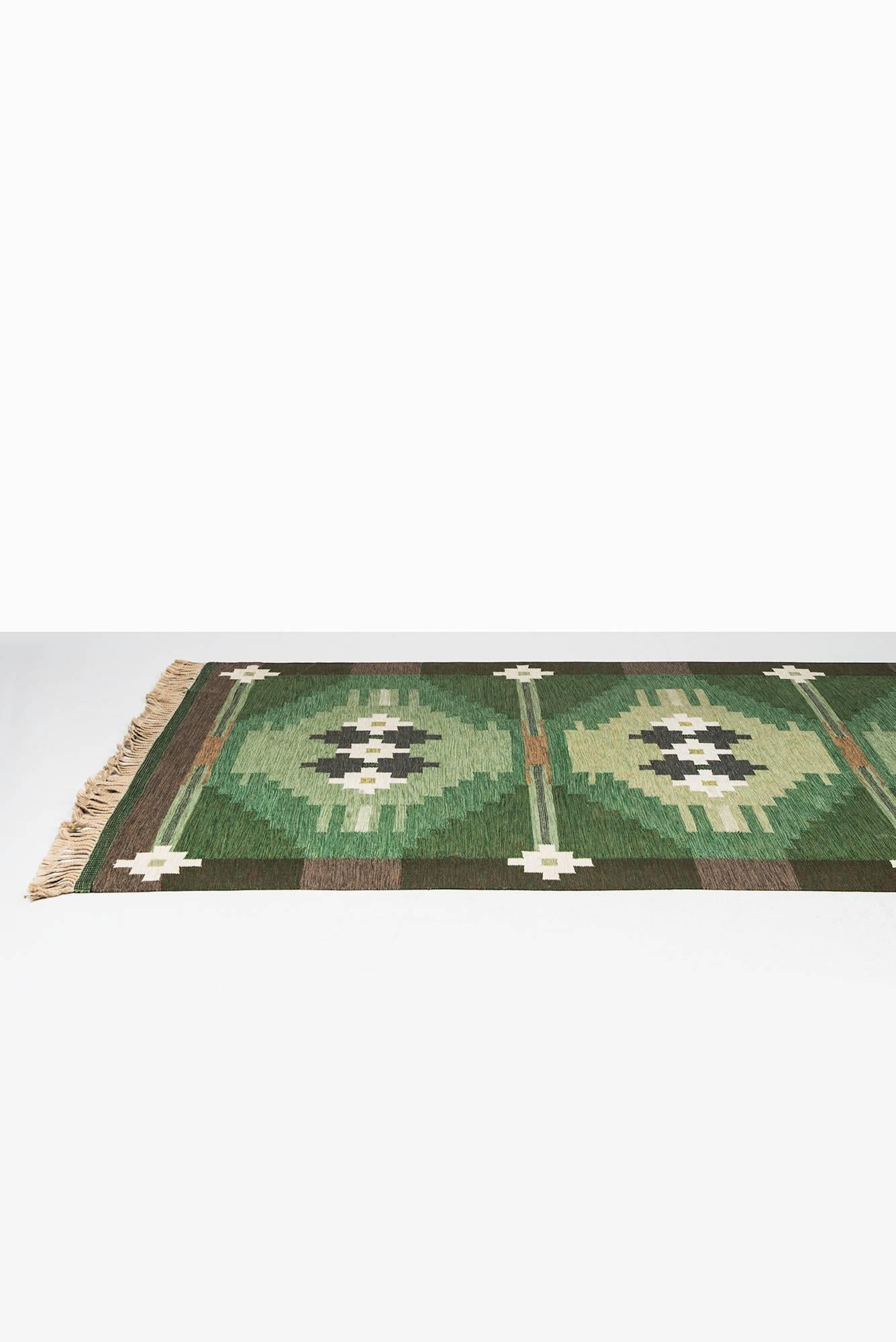 Mid-Century carpet designed by Ingegerd Silow. Produced in Sweden.