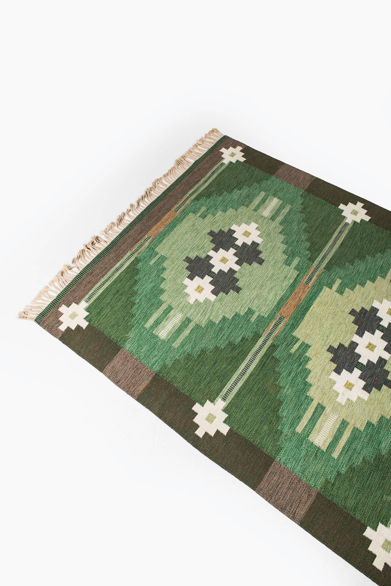Scandinavian Modern Ingegerd Silow Carpet Produced in Sweden