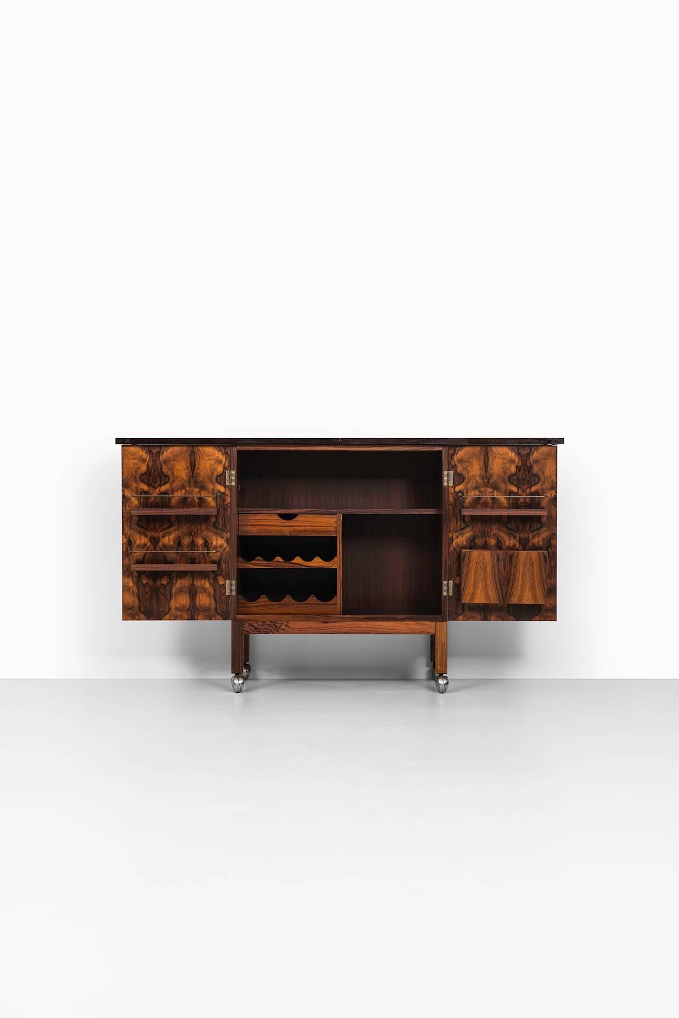 Scandinavian Modern Torbjørn Afdal Bar Cabinet Model Times Produced by Mellemstrands Møbelfabrik