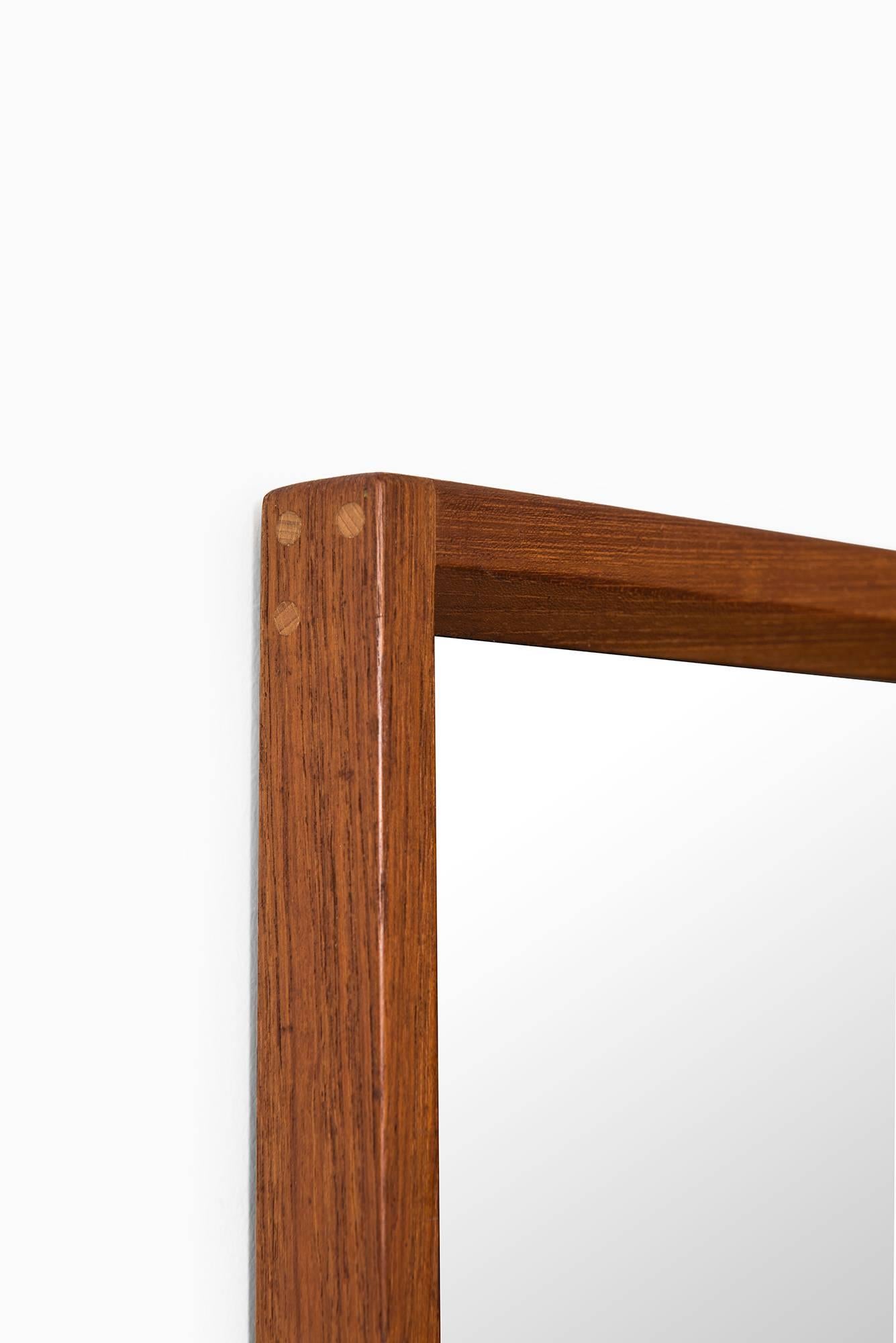 Danish Aksel Kjersgaard Mirror in Teak Produced by Odder in Denmark For Sale