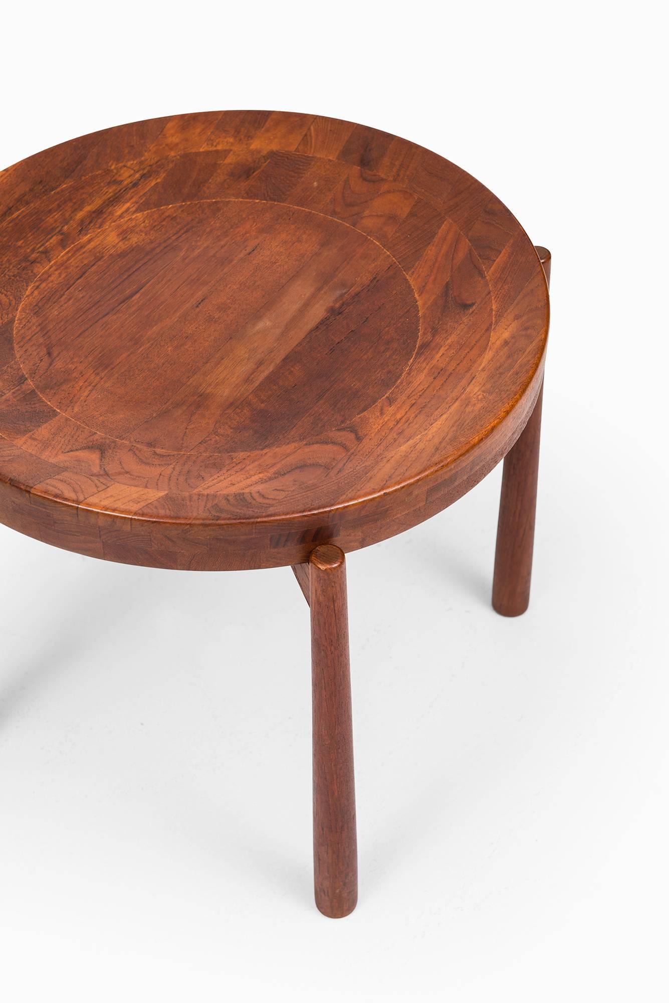 Mid-20th Century Jens Quistgaard a Pair of Side Tables Produced by Nissen in Denmark