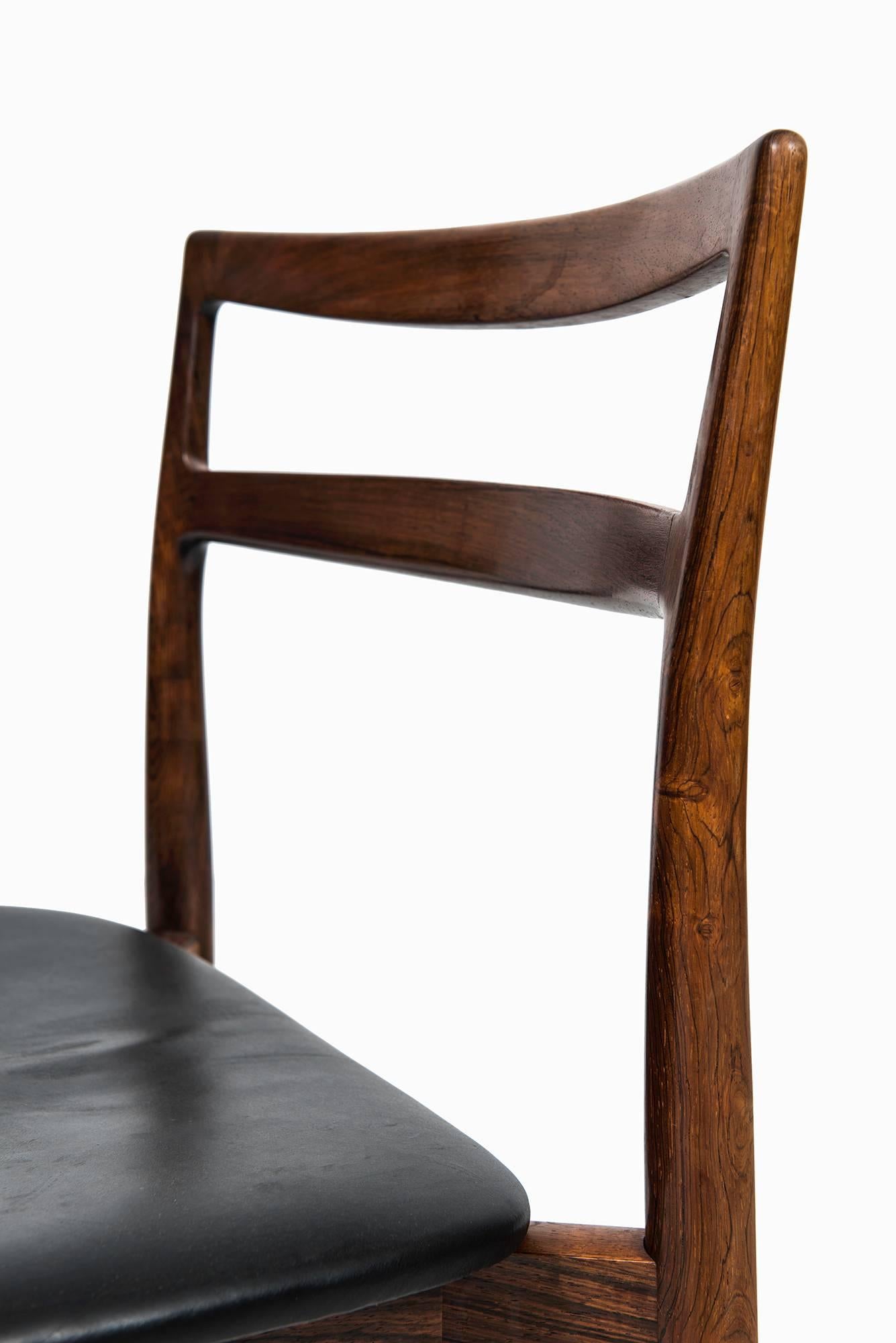 Danish Harry Østergaard Dining Chairs Model 61 Produced by Randers Møbelfabrik