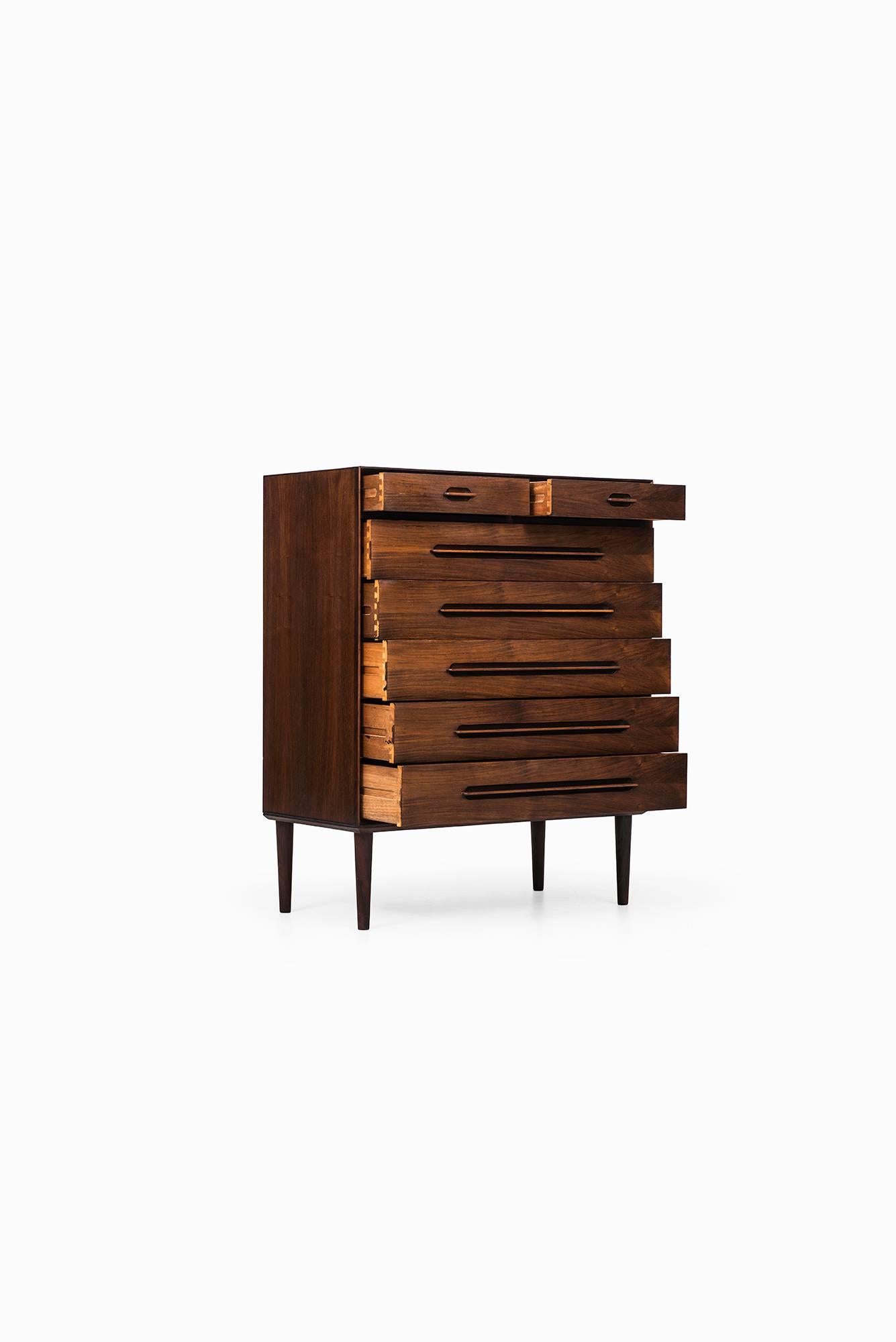 Mid-20th Century Ejvind A. Johansson Chest of Drawers Model 91 by Gern Møbelfabrik in Denmark