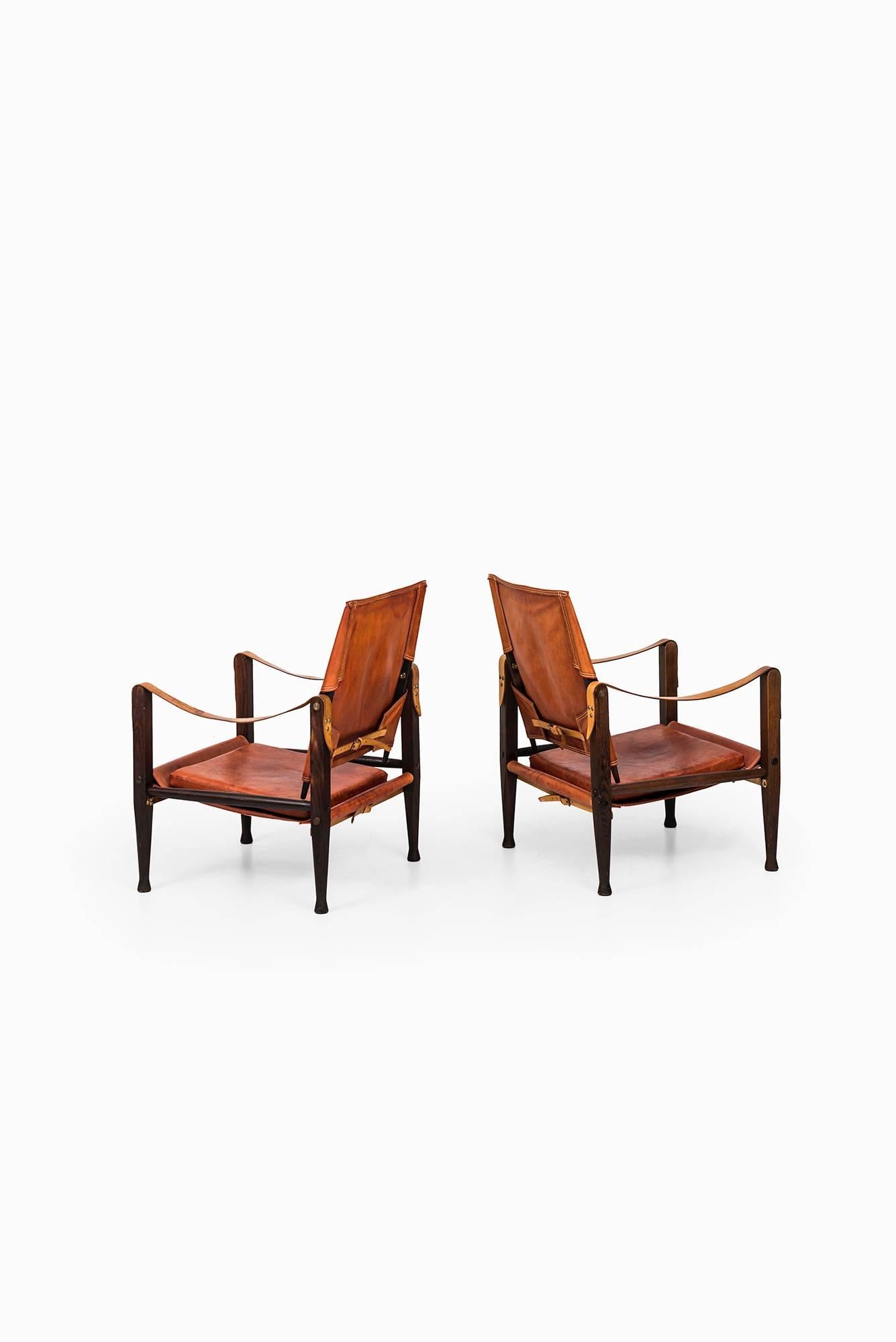 Kaare Klint Safari Chairs by Rud Rasmussen in Denmark 1
